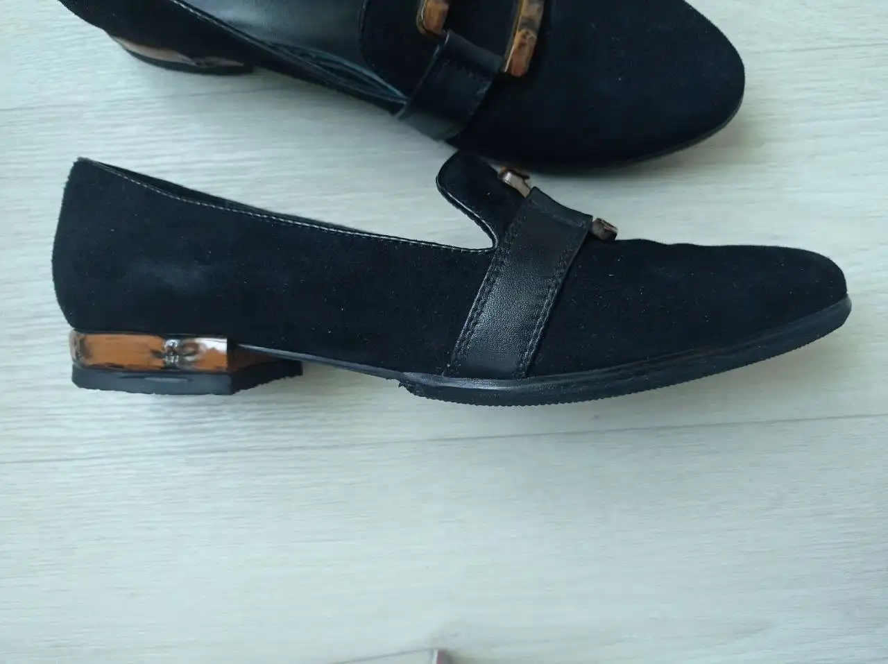 Туфли Vero Grossi из натуральной замши и кожи, размер 37