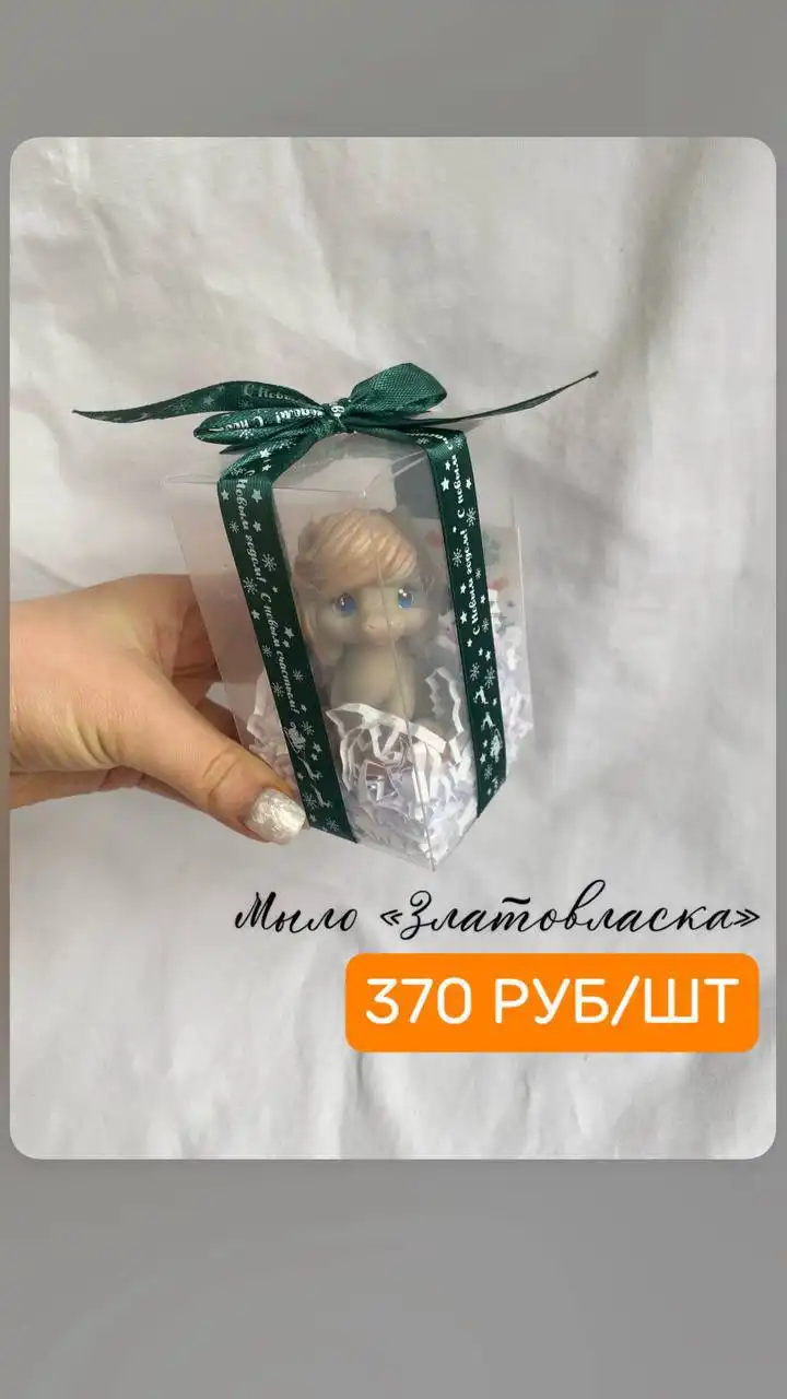 Новогодние подарки из мыла ручной работы