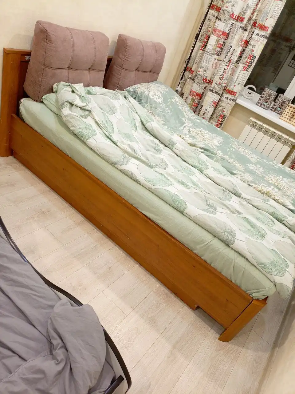 Кровать с подъемным механизмом и матрас ИКЕЯ - Мебель (Для дома и дачи) в Нижний Новгород