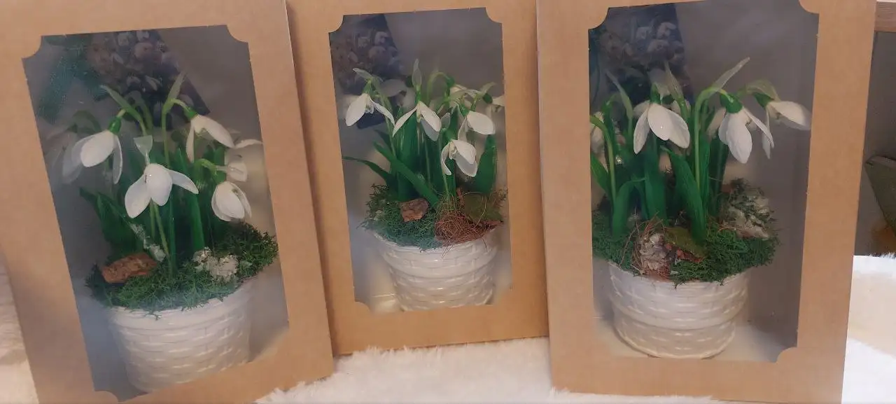 Подснежники и гиацинты из холодного фарфора - Рукоделие (Барахолка) в Нижний Новгород