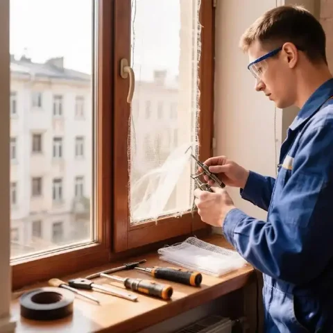 Ремонт москитных сеток и регулировка окон - Автомойка и детейлинг в Нижний Новгород