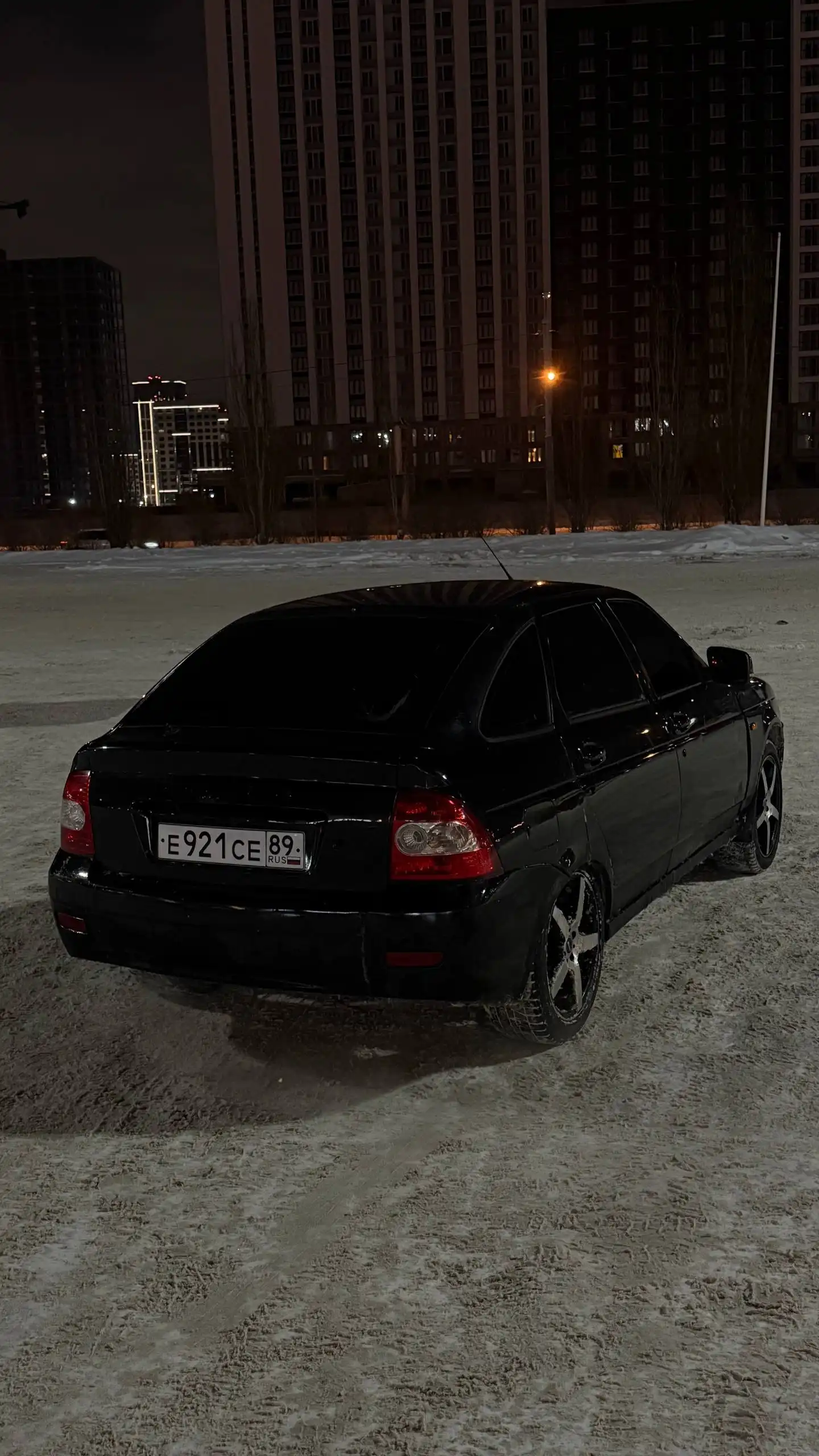 Lada Priora 2008 г.в., черный цвет, в Тюмени