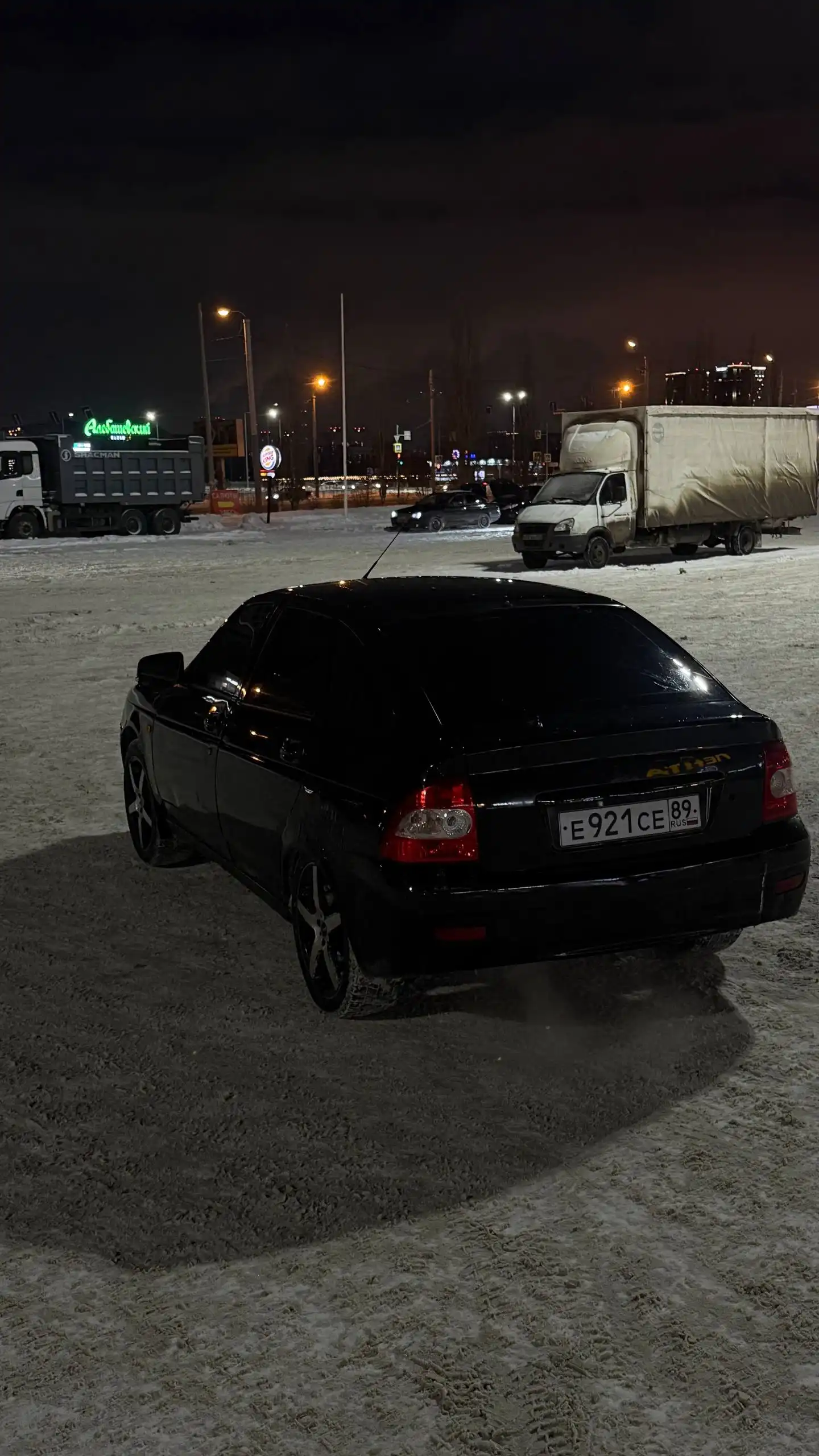 Lada Priora 2008 г.в., черный цвет, в Тюмени