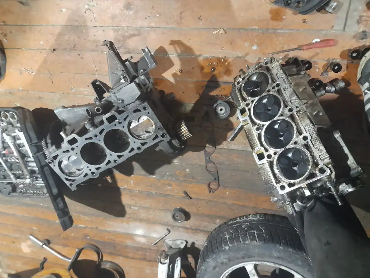 Продам двигатель Шевроле расточенный под 124 - Двигатели (Запчасти) в Тюмень
