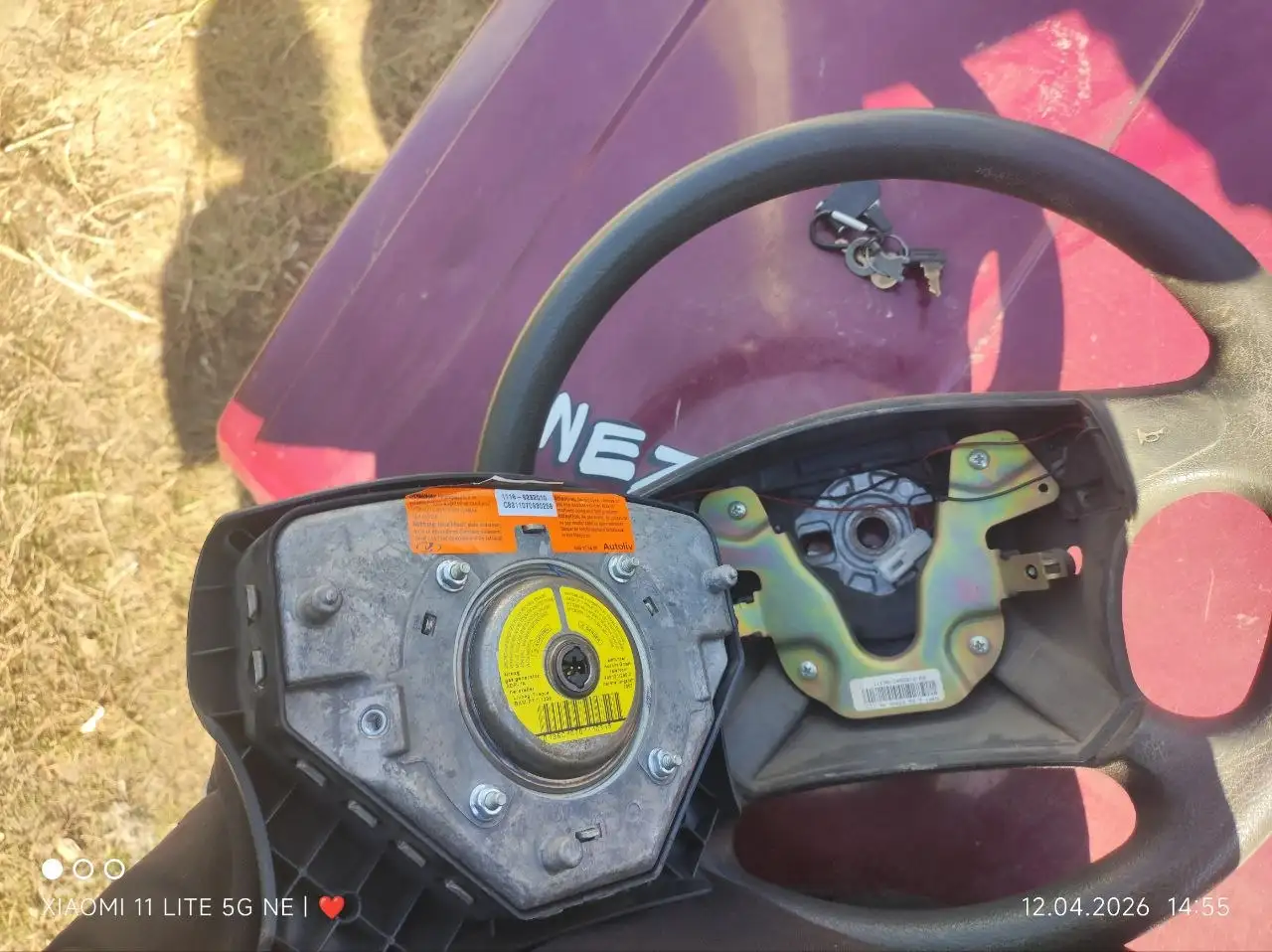 Руль от Приоры, абсорбер от 2112, модуль - Автозапчасти (Запчасти) в Тюмень