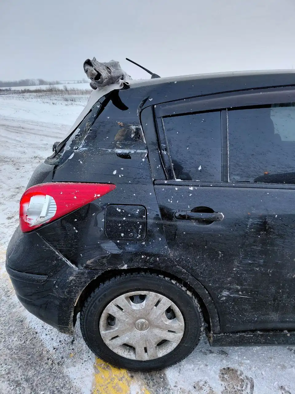 Nissan Tiida 2013 после ДТП - Запчасти (Авто) в Елец