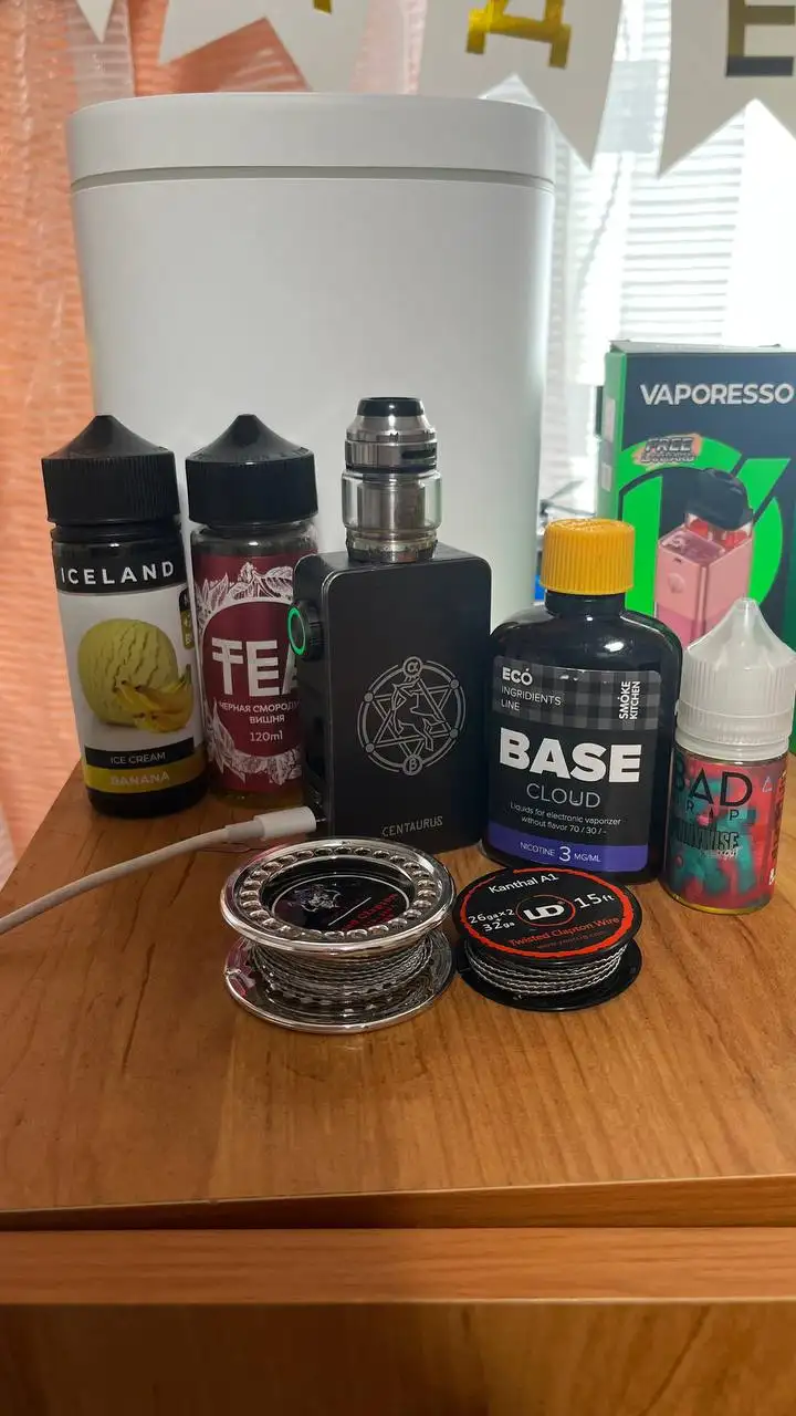 Центаурус м200 с комплектом для парения - Электронные сигареты и вейпы (Электроника) в Омск