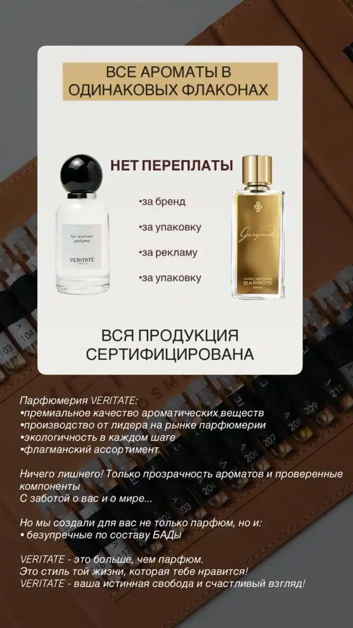 Поиск девушек для продвижения парфюмерии VERITATE