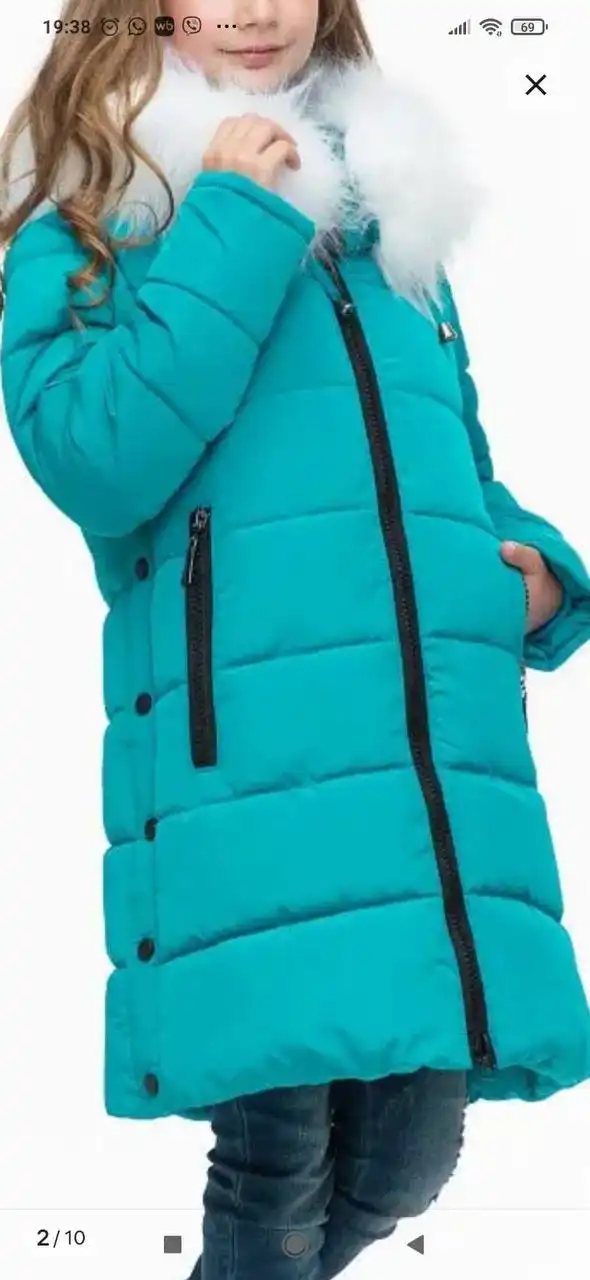 Продам зимнее пальто для девочки