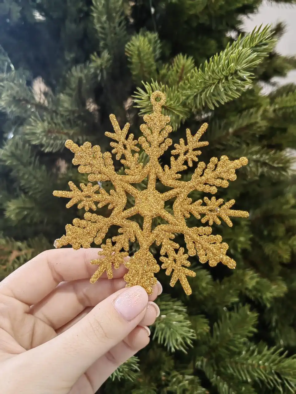 Новые игрушки снежинки на ёлку