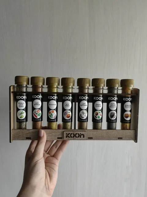 Подарочный набор из 8 специй в эко-подставке - частное объявление в Ново-Ленино