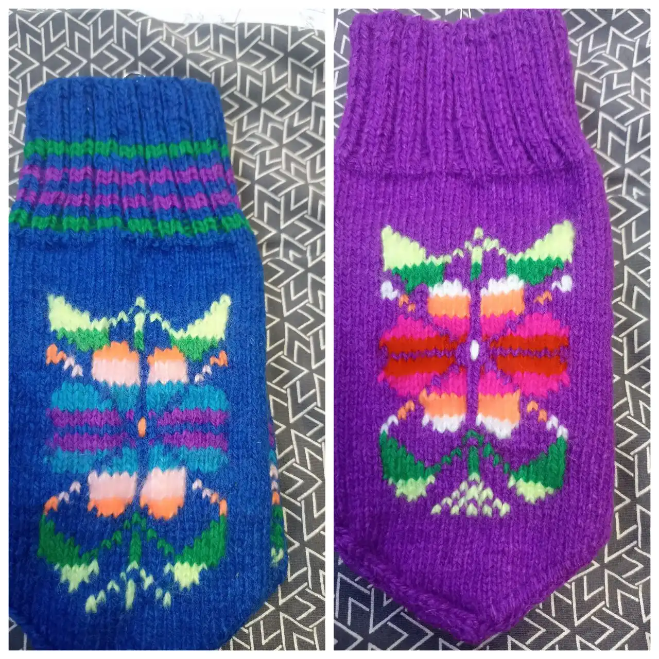 Варежки женские ручной работы из шерсти - Аксессуары (Одежда) в Иркутская область