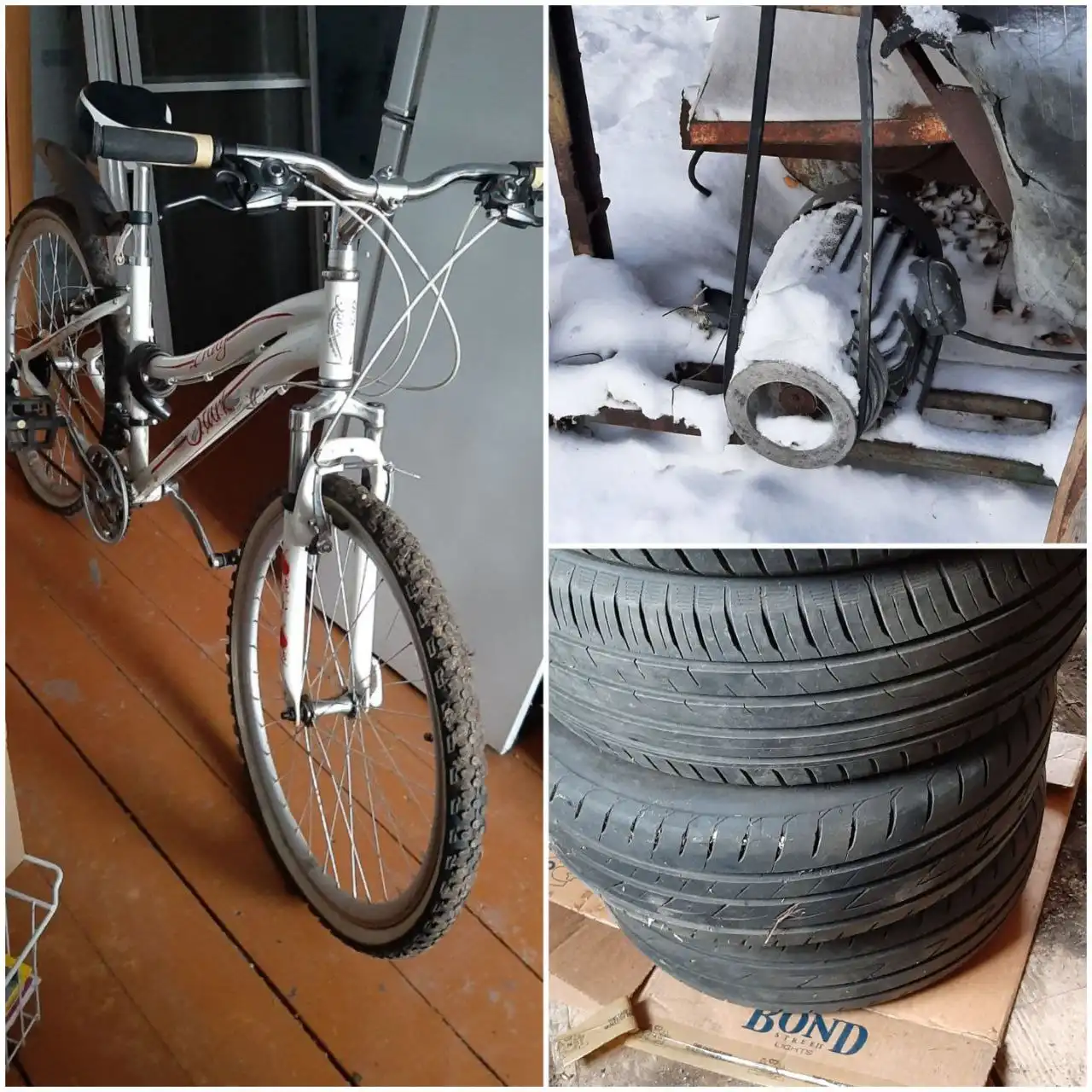 Продам велосипед, электрострогальный станок, летнюю резину - Барахолка в Неизвестно
