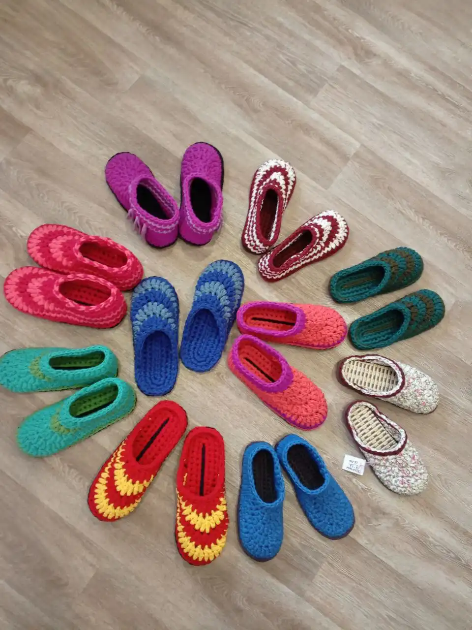 Теплые зимние тапочки ручной работы - Обувь (Барахолка) в Грановщина