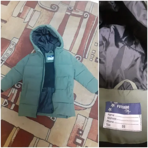 Пуховик зимний б/у - Одежда в Ангарск