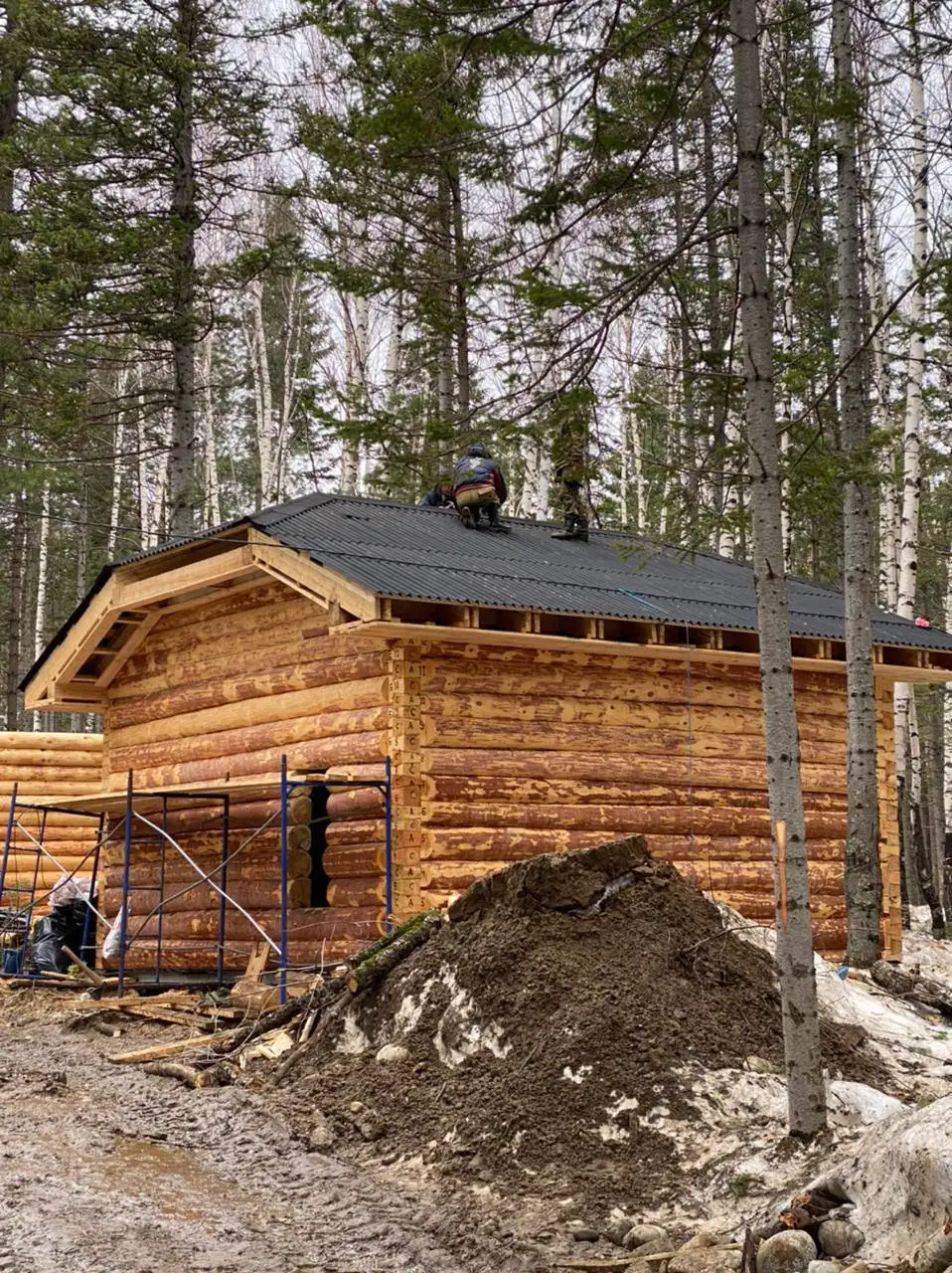 Строительство срубов бань и домов из круглого бревна ручной рубки - Строительство (Услуги) в Иркутская область