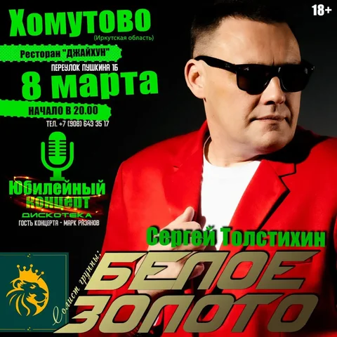 Концерт Сергея Толстихина с Марком Рязановым в Хомутово - Ремонт техники в Хомутово