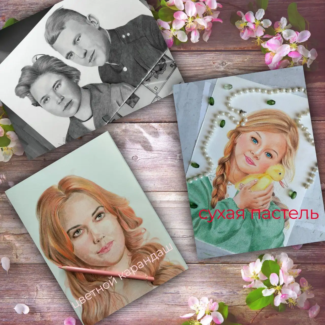 Портреты ручной работы на заказ - Художественные услуги (Услуги) в Иркутская область