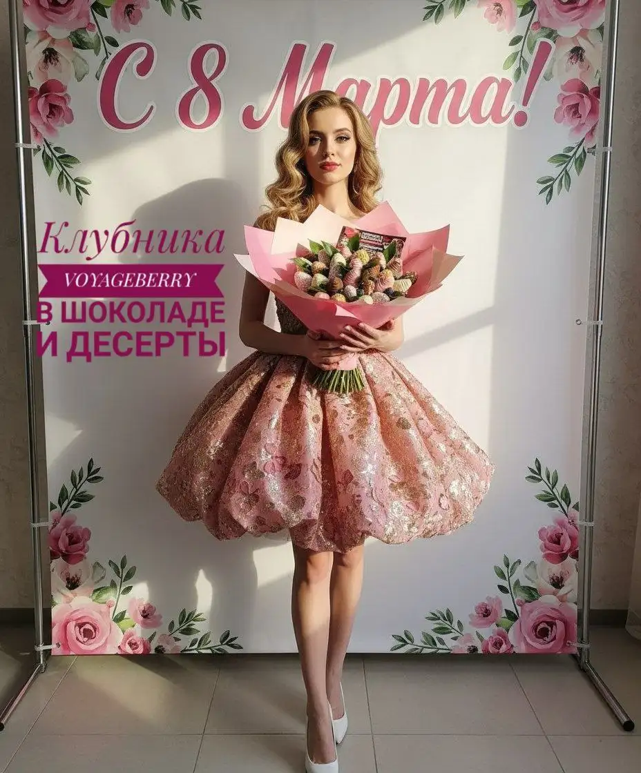 Клубника в шоколаде на 8 Марта с доставкой в Иркутске - Кулинарные услуги / Доставка еды (Услуги) в Иркутск