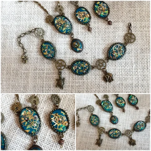 Комплект украшений ручной работы в стиле стимпанк - Украшения ручной работы в Иркутская область