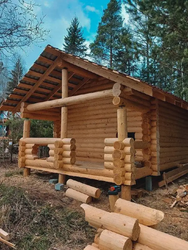Изготовление срубов ручной рубки - Строительные услуги (Услуги) в Хомутово