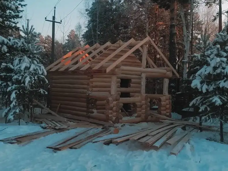 Изготовление срубов ручной рубки - Строительные услуги (Услуги) в Хомутово