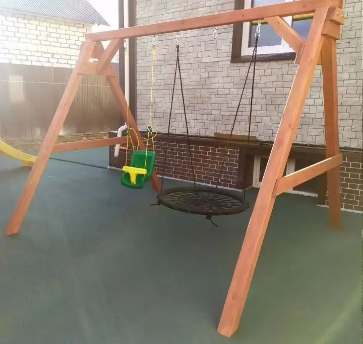 Деревянная качеля под заказ - Садовые качели (Хобби и отдых) в Иркутская область