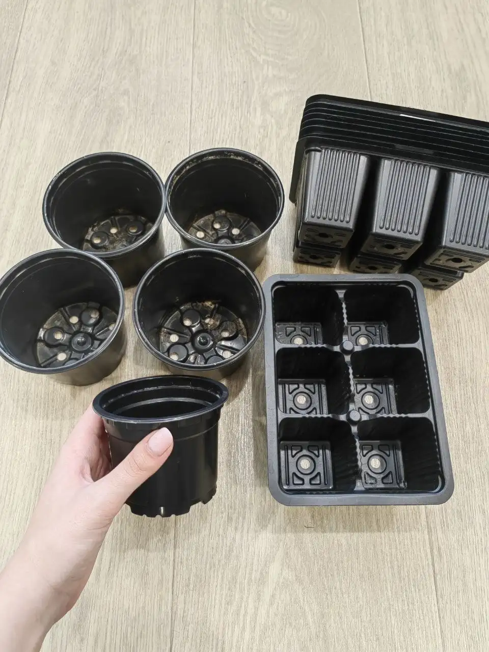 Горшки для цветов Б/У - Для дома и дачи в Ново-Ленино