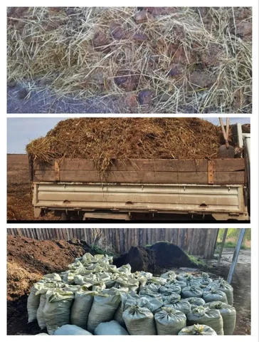 Продажа навоза и перегноя из личного подсобного хозяйства - Удобрения и сельхозпродукция в Иркутская область