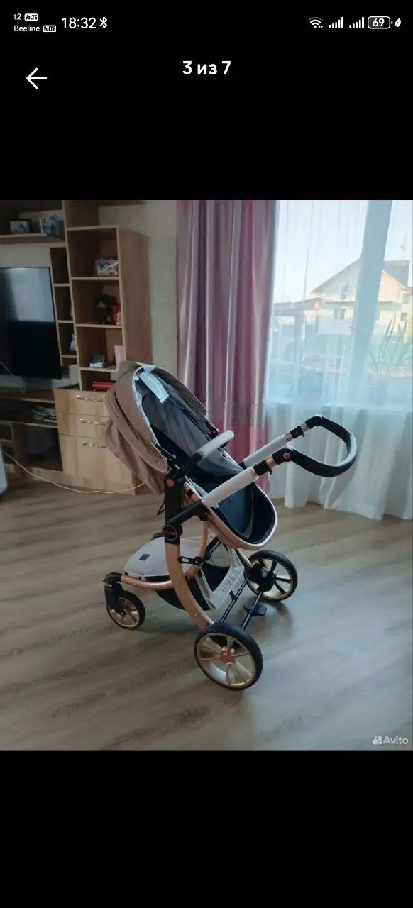 Коляска трансформер 3 в 1 для детей с рождения до 3 лет - Коляски (Товары для детей) в Иркутск
