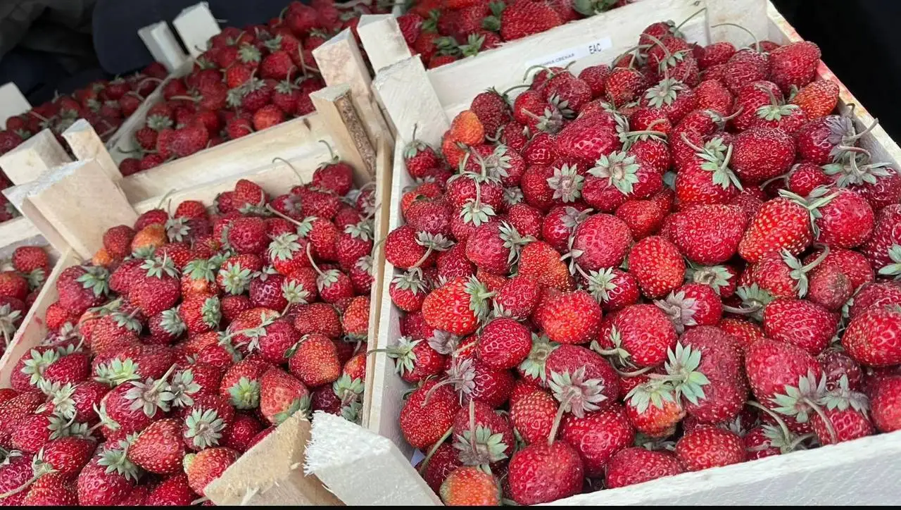 Свежая клубника и черешня - Продукты питания в Иркутск
