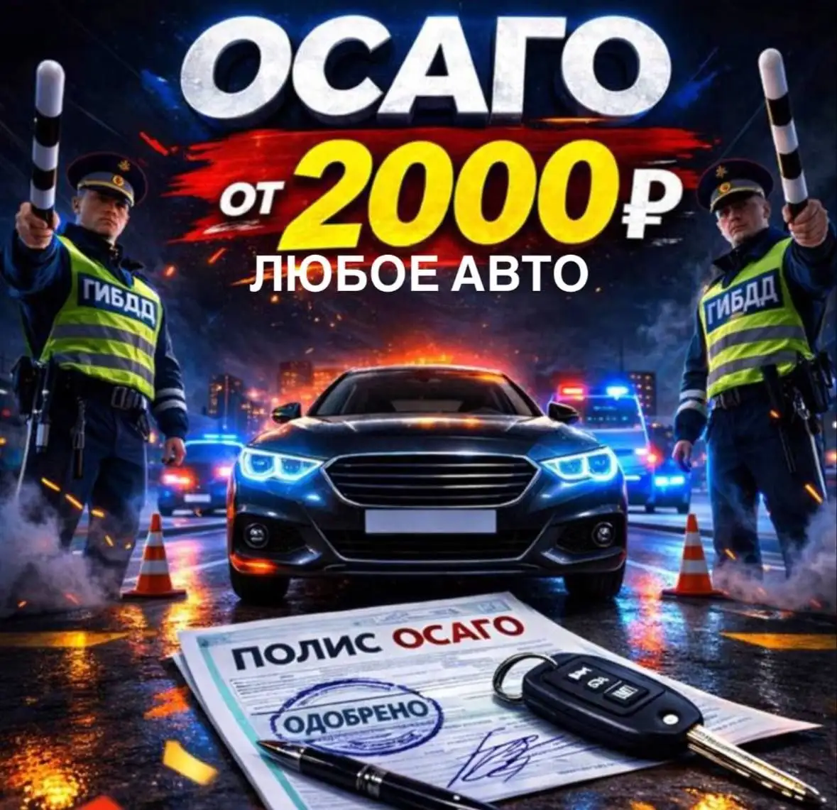 ОСАГО за 2000 рублей - Автоуслуги (Услуги) в Иркутск