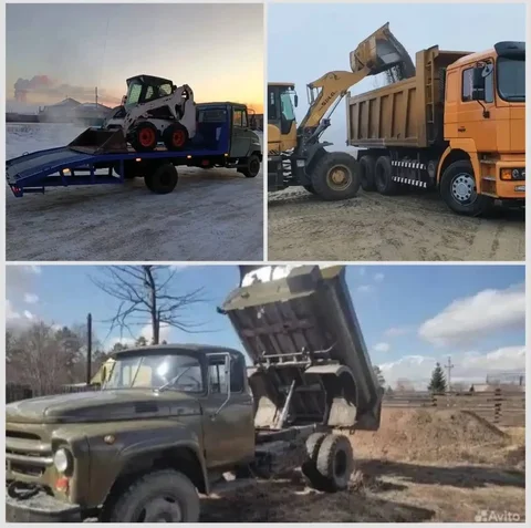 Услуги спецтехники: Bobcat, фронтальный погрузчик, ЗИЛ - частное объявление в Иркутск