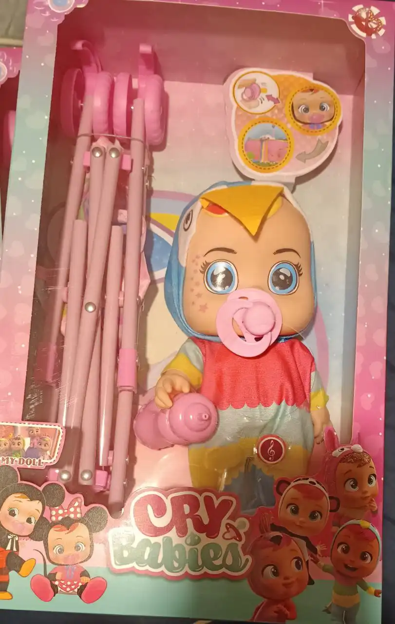 Продажа интерактивной игрушки Край бебис с коляской