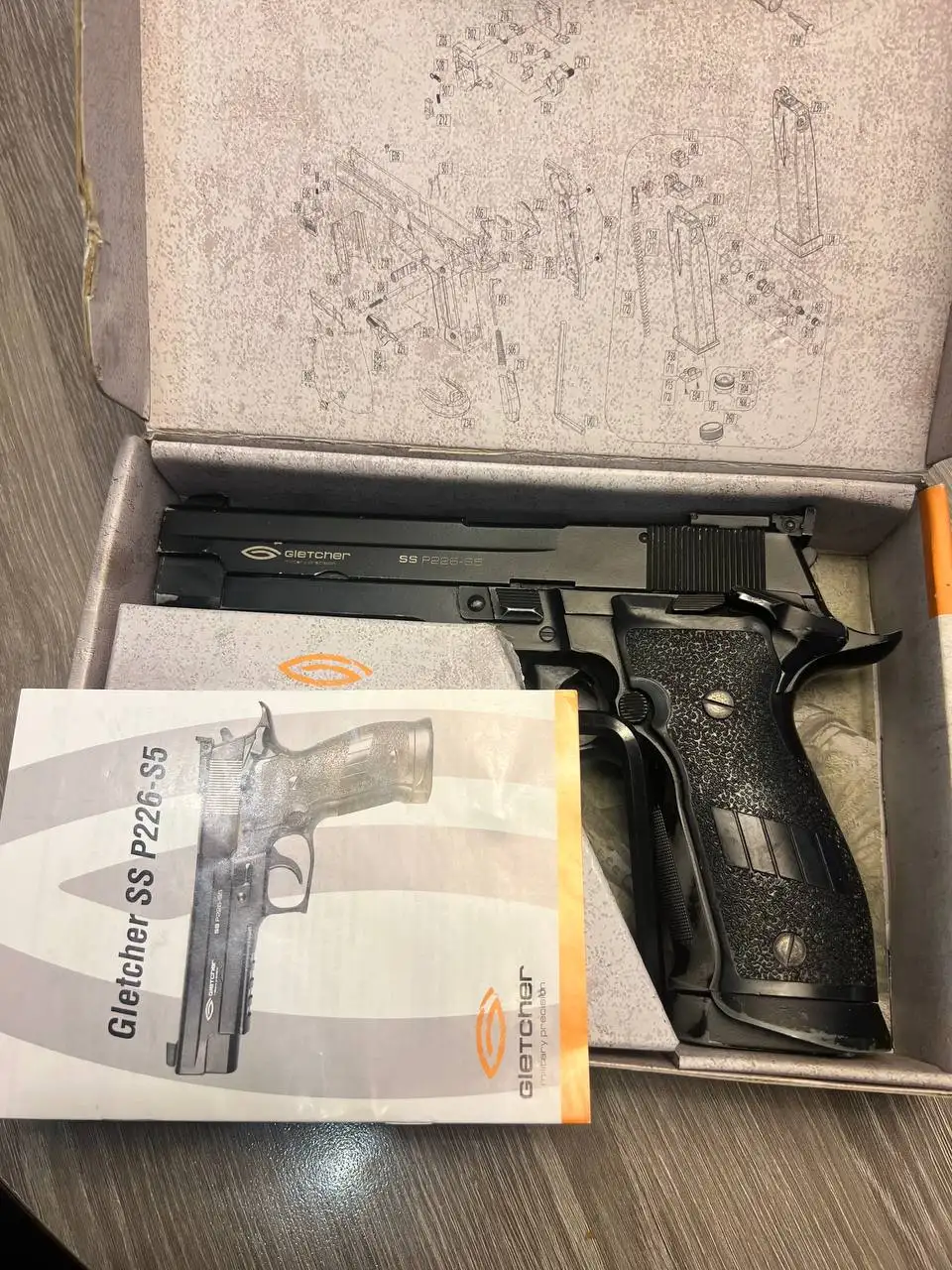 Пневматический пистолет SS P226-S5 в Уфе - Пневматическое оружие (Хобби и отдых) в Уфа