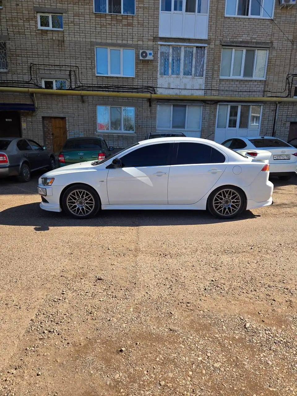 Mitsubishi Lancer X 2014 с обвесом и аудиосистемой - Легковые автомобили (Авто) в Уфа