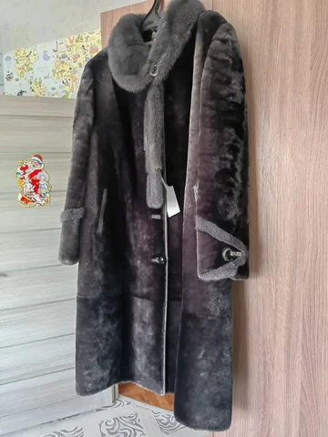 Шуба мутоновая с отделкой норка - частное объявление в Чита