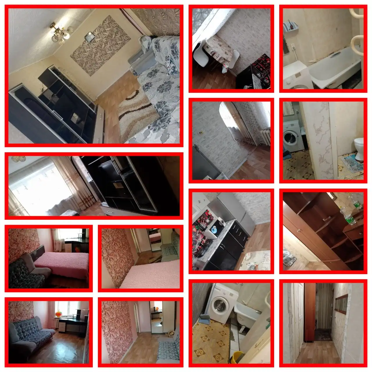 Продажа кирпичной квартиры 2 комнаты 5 этаж с балконом в центре города