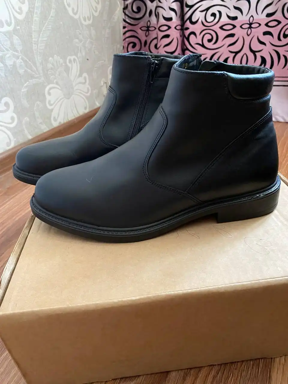 Ботинки зимние мужские натуральная кожа мех