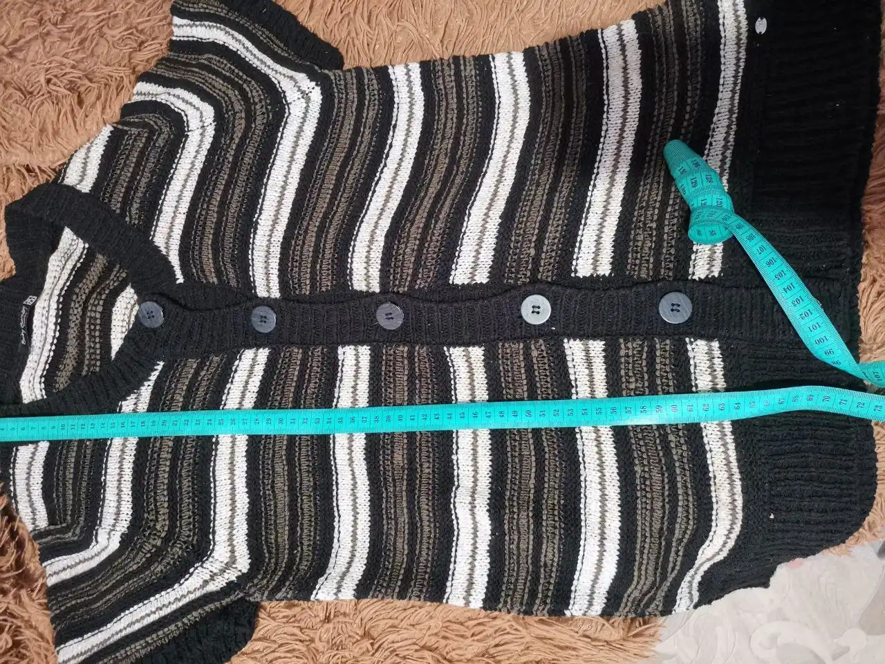 Удлиненный кардиган с коротким рукавом - Кардиганы (Одежда) в Чита