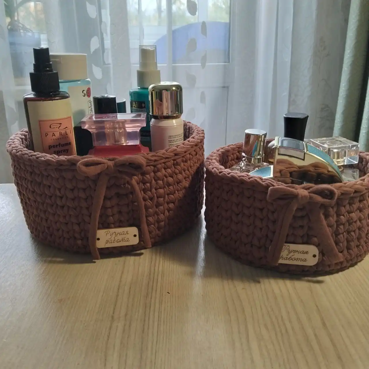 Трикотажные корзинки ручной работы - Хэндмейд (Барахолка) в Чита