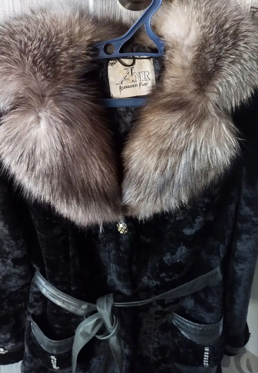 Шуба из меха чернобурки размер 50-52 - Верхняя одежда (Одежда) в Чита
