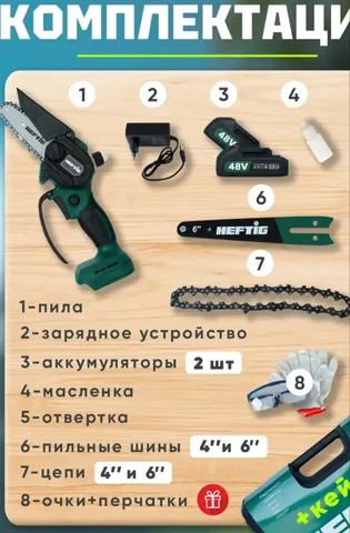 Продажа аккумуляторной цепной пилы и сучкореза - Парфюмерия в Чита