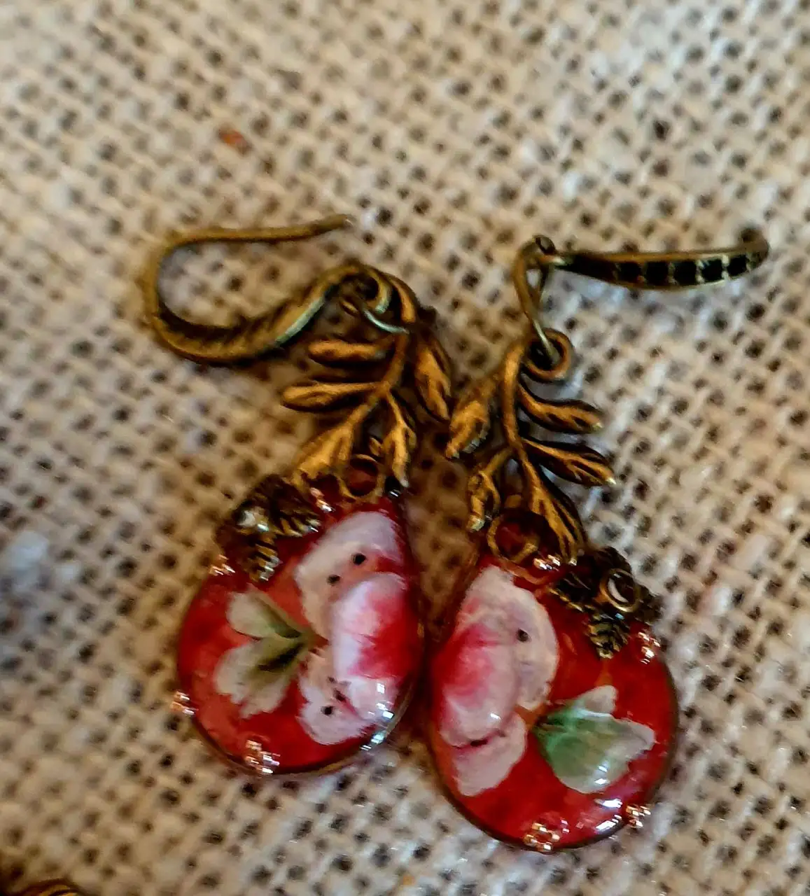 Комплект украшений ручной работы "Аленький цветочек" из смолы - Украшения ручной работы (Барахолка) в Чита