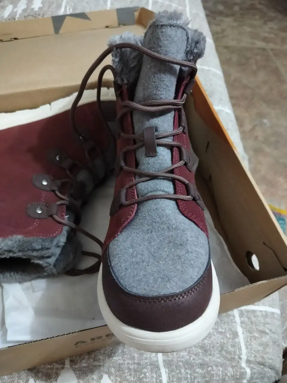 Ботинки женские демисезонные с мехом - Обувь (Одежда) в Чита