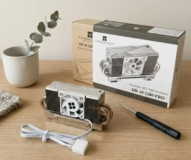 Кулер для SSD M.2 Thermalright HR-10 2280 Pro (White) - Электроника в Чита