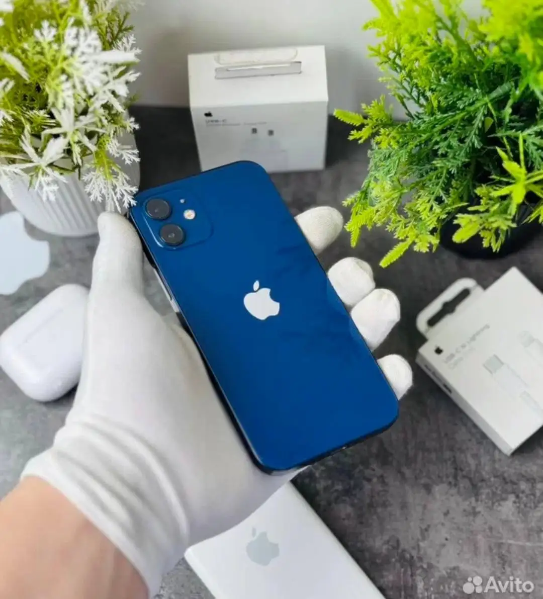 Продам Apple iPhone 12 64gb синий цвет - Смартфоны (Электроника) в Чита