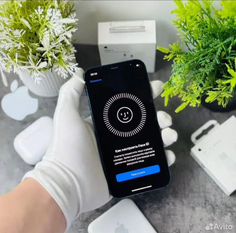 Продам Apple iPhone 12 64gb синий цвет - Смартфоны (Электроника) в Чита