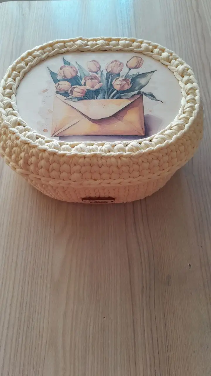 Корзинки из трикотажной пряжи на заказ - Рукоделие (Барахолка) в Чита