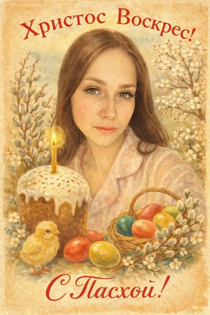 Открытки на Пасху с фото и подписью - Рукоделие (Хобби и отдых) в Чита